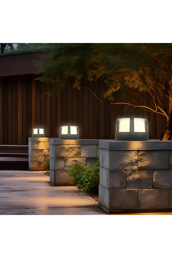 Braytron WALLS G1 RND BLC 15W 3IN1 IP65 WALL LIGHT