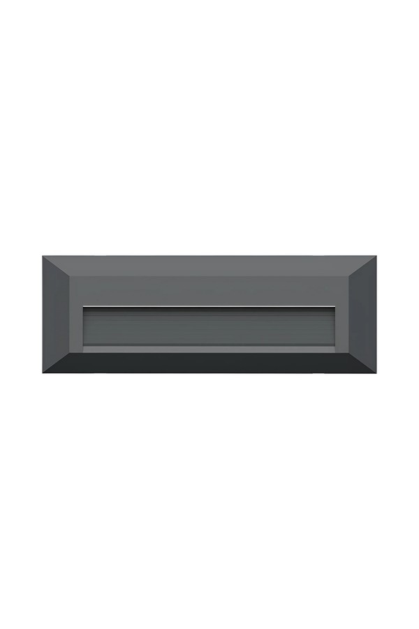 Braytron VEKTA B RCT GRY 3W 3IN1 IP65 WALL LIGHT