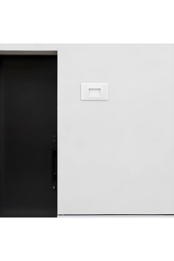Braytron VEKTA B SQR WHT 3W 3IN1 IP65 WALL LIGHT