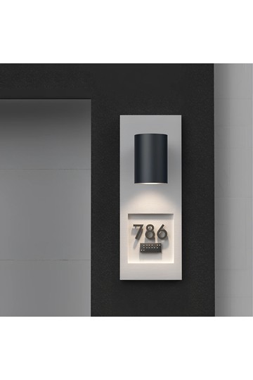 Braytron VEKTA D WL.1 GRY 1x9W 3IN1 IP65 WALL LIGHT