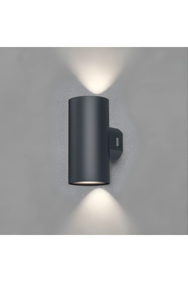 Braytron VEKTA D WL.2 GRY 2x9W 3IN1 IP65 WALL LIGHT