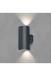 Braytron VEKTA D WL.2 GRY 2x9W 3IN1 IP65 WALL LIGHT