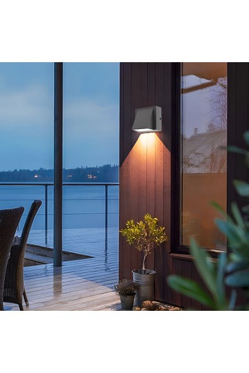 Braytron VEKTA C WL.1 GRY 1x6W 3IN1 IP65 WALL LIGHT