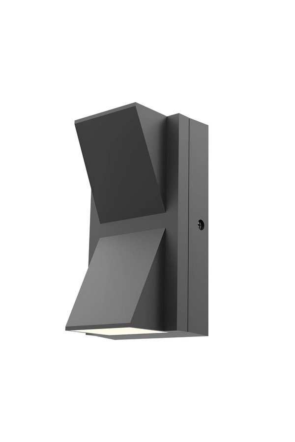Braytron VEKTA C WL.2 GRY 2x6W 3IN1 IP65 WALL LIGHT