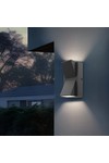 Braytron VEKTA C WL.2 GRY 2x6W 3IN1 IP65 WALL LIGHT