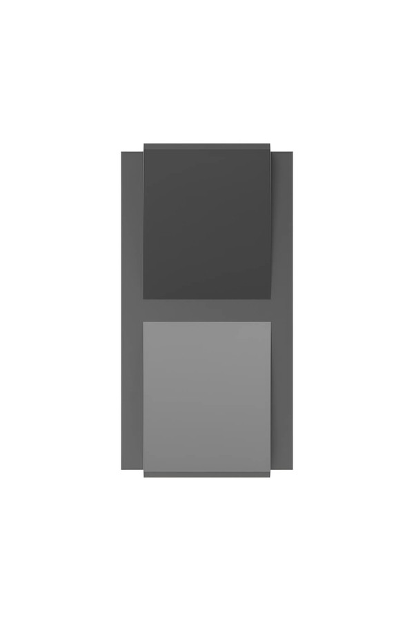 Braytron VEKTA C WL.2 GRY 2x6W 3IN1 IP65 WALL LIGHT