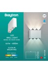 Braytron VECTOR B WL WHT 6x1W 3IN1 IP65 WALL LIGHT