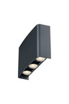 Braytron VECTOR B WL GRY 6x1W 3IN1 IP65 WALL LIGHT