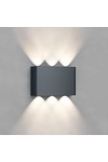 Braytron VECTOR B WL GRY 6x1W 3IN1 IP65 WALL LIGHT