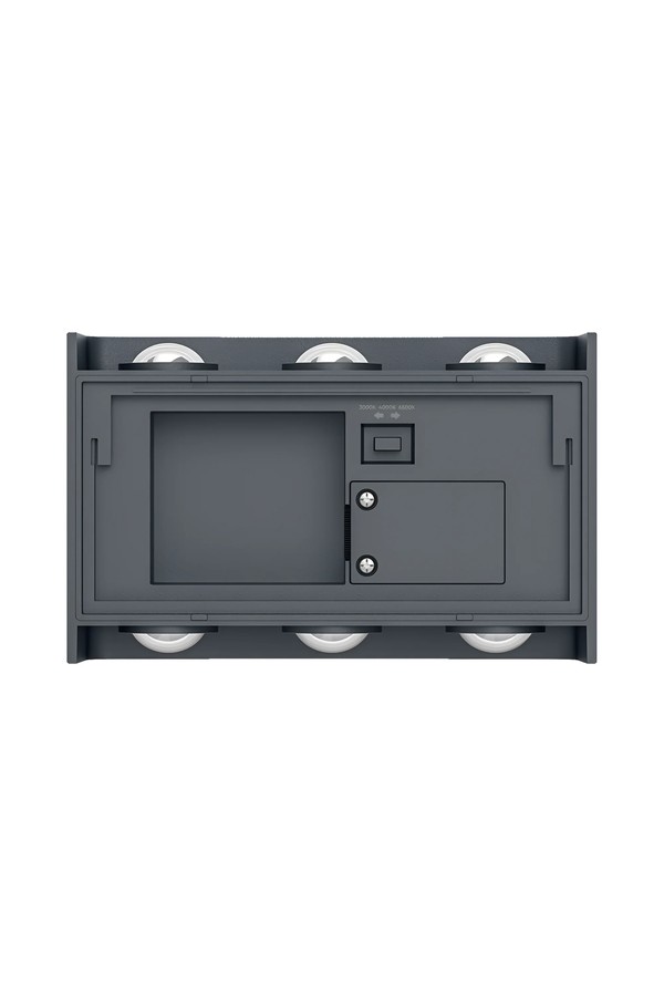 Braytron VECTOR B WL GRY 6x1W 3IN1 IP65 WALL LIGHT