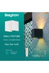 Braytron VEKTA B WL.2 WHT 1xG9 IP54 WALL LIGHT