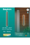 Braytron LINE 75 18W BLC IP54 LED WALL LIGHT
