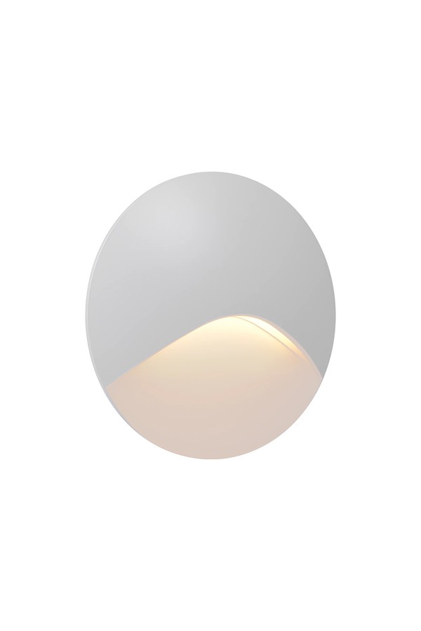 Braytron VEKSUS RND WHT 3W 3000K IP65 WALL LIGHT