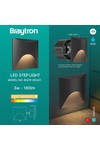 Braytron VEKSUS SQR BLC 3W 3000K IP65 WALL LIGHT