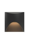 Braytron VEKSUS SQR BLC 3W 3000K IP65 WALL LIGHT