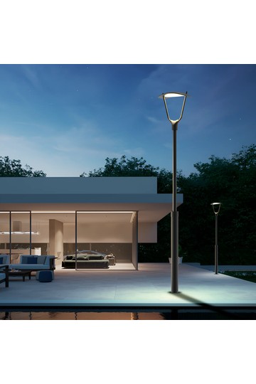 Braytron TIRANA TOPLIGHT 45W 3IN1 D.GRY IP65 LED BOLLAR
