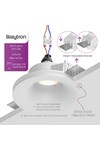 Braytron SPOTI PLS A 1D RND WHT PLASTER SPOTLIGHT