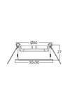 Braytron TETRA E SQR WHT SPOTLIGHT