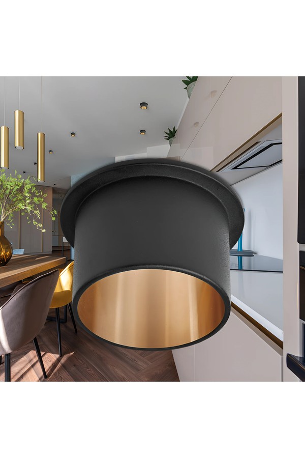 Braytron ALFA C RND BLC GLD SPOTLIGHT