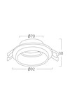 Braytron ALFA E RND F.WHT SPOTLIGHT