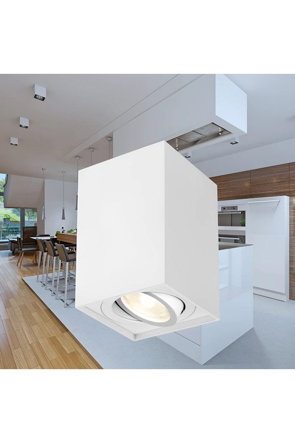 Braytron GAMA 9412 SQR WHT GU10 SPOTLIGHT