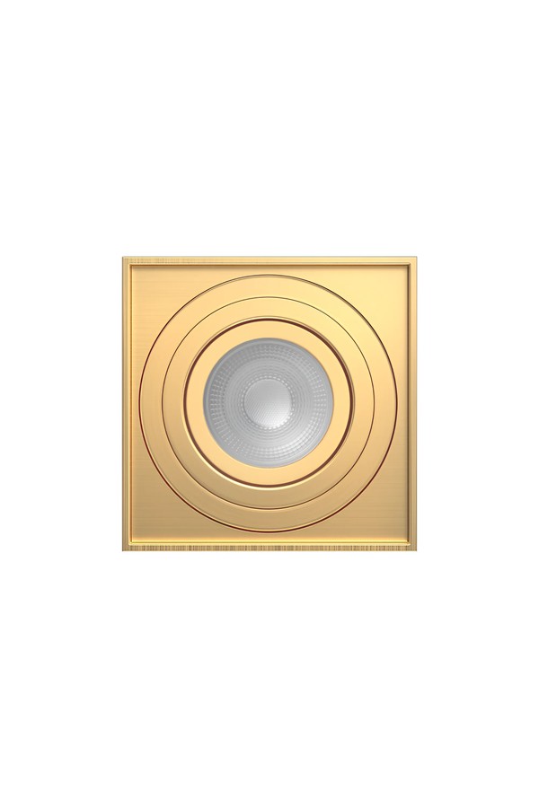 Braytron GAMA 8010 SQR GLD GU10 SPOTLIGHT