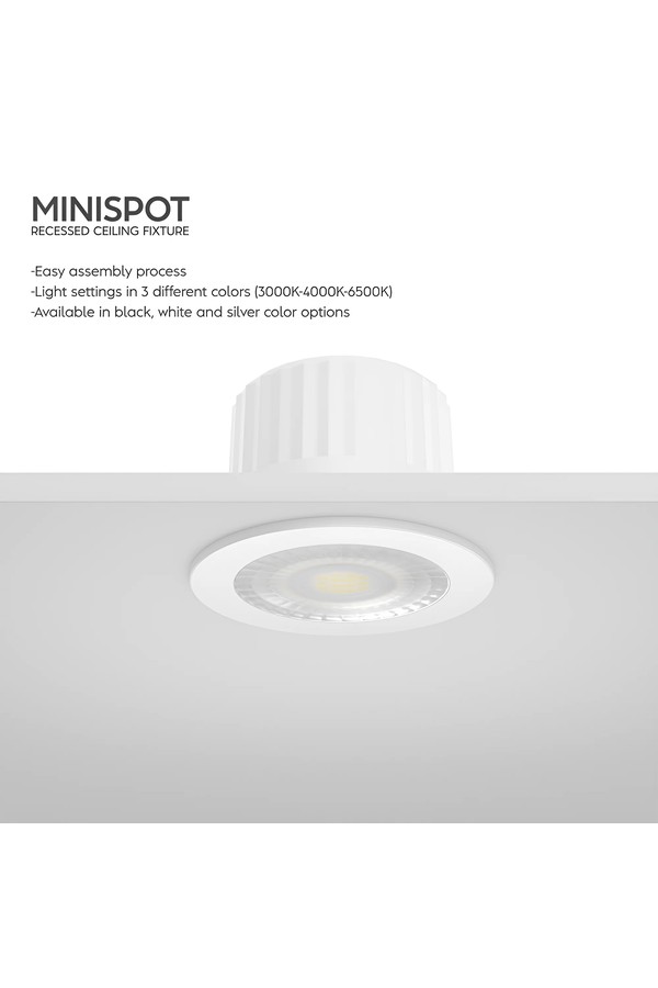 Braytron MINISPOT A 3W 38D 3C 6500K IP54 LED SPOTLIGHT