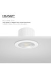 Braytron MINISPOT A 3W 38D 3C 6500K IP54 LED SPOTLIGHT