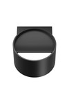 Braytron AVVA WL01 8W RND BLC 3000K WALL LIGHT