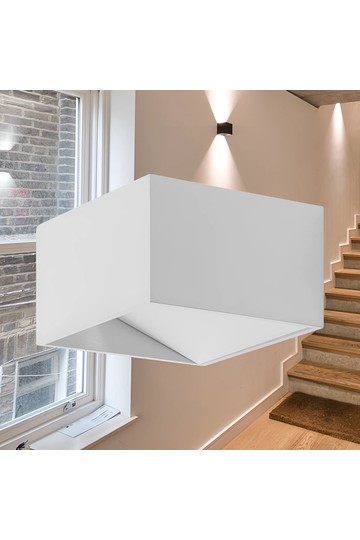 Braytron AVVA WL02 8W SQR WHT 3000K WALL LIGHT