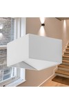 Braytron AVVA WL02 8W SQR WHT 3000K WALL LIGHT