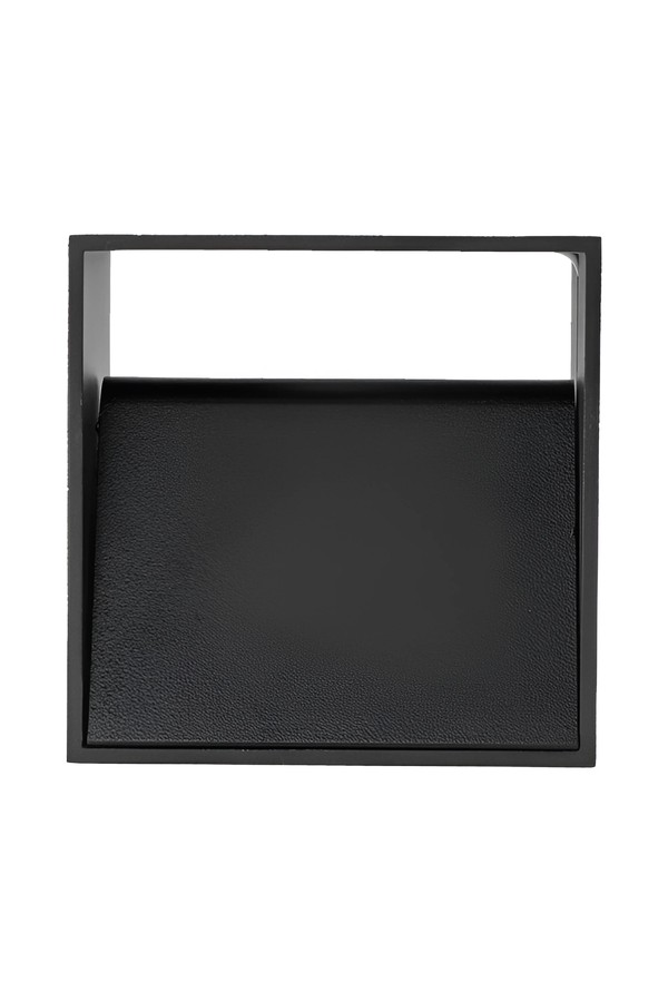 Braytron AVVA WL02 8W SQR BLC 3000K WALL LIGHT