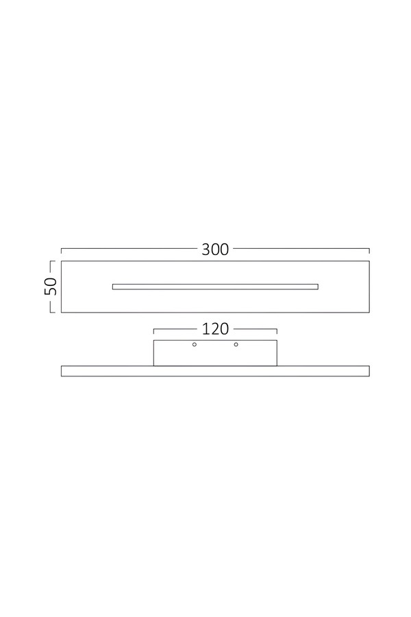 Braytron LEVA WL300 10W RCT BLC 3000K WALL LIGHT