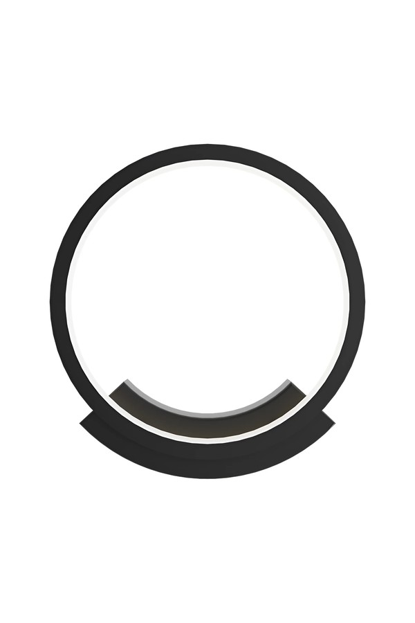 Braytron NELA WL1 12W RND BLC 3000K WALL LIGHT