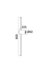 Braytron TINY WL800 16W BLC 3000K WALL LIGHT