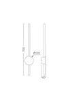 Braytron TINY WL700 16W BLC 3000K WALL LIGHT