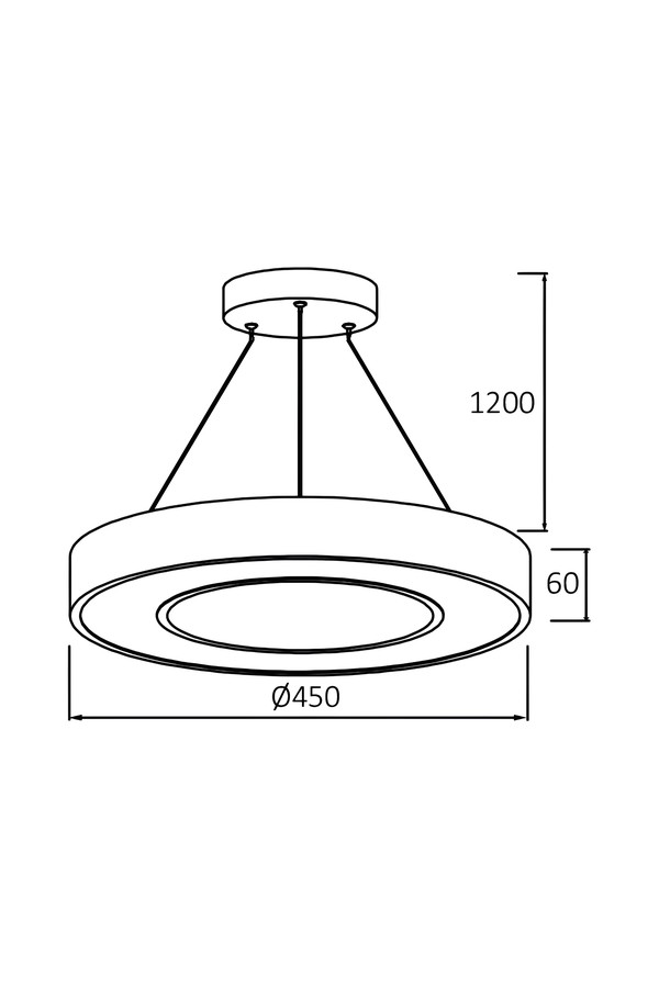 Braytron BLADE PD RND WHT 36W 3IN1 CEILING LIGHT