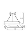 Braytron BLADE PD SQR WDN 36W 3IN1 CEILING LIGHT