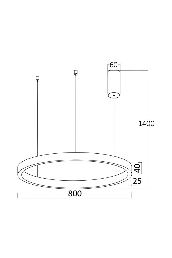 Braytron LINA PD 2540 RND BLC 45W 3IN1 CEILING LIGHT