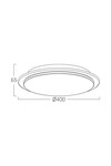 Braytron JADE SRD RND 24W 3IN1 CEILING LIGHT