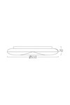 Braytron JADE SRE RND 44W 3IN1 CEILING LIGHT