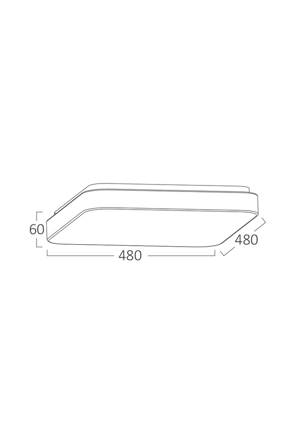 Braytron JADE SSA SQR 44W 3IN1 CEILING LIGHT