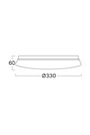 Braytron JADE SRE RND 24W 3IN1 CEILING LIGHT