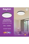 Braytron BELLA SLS SR RND BLC 36W 3IN1 IP20 CEILING LIG