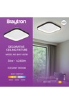 Braytron BELLA SLS SR SQR BLC 36W 3IN1 IP20 CEILING LIG