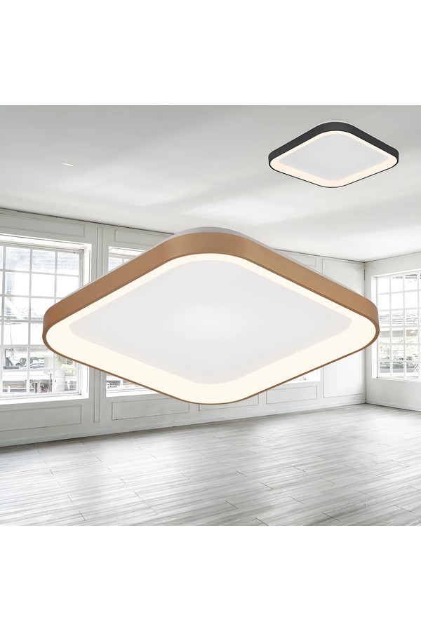 Braytron BELLA SLS SR SQR GLD 36W 3IN1 IP20 CEILING LIG