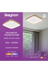 Braytron BELLA SLS SR SQR GLD 36W 3IN1 IP20 CEILING LIG