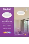 Braytron BELLA MLS SR RND WHT 36W 3IN1 IP20 CEILING FIX
