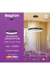 Braytron BELLA MLP PD RND BLC 46W 3IN1 IP20 CEILING LIG