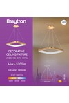 Braytron BELLA MLP PD SQR GLD 46W 3IN1 IP20 CEILING FIX